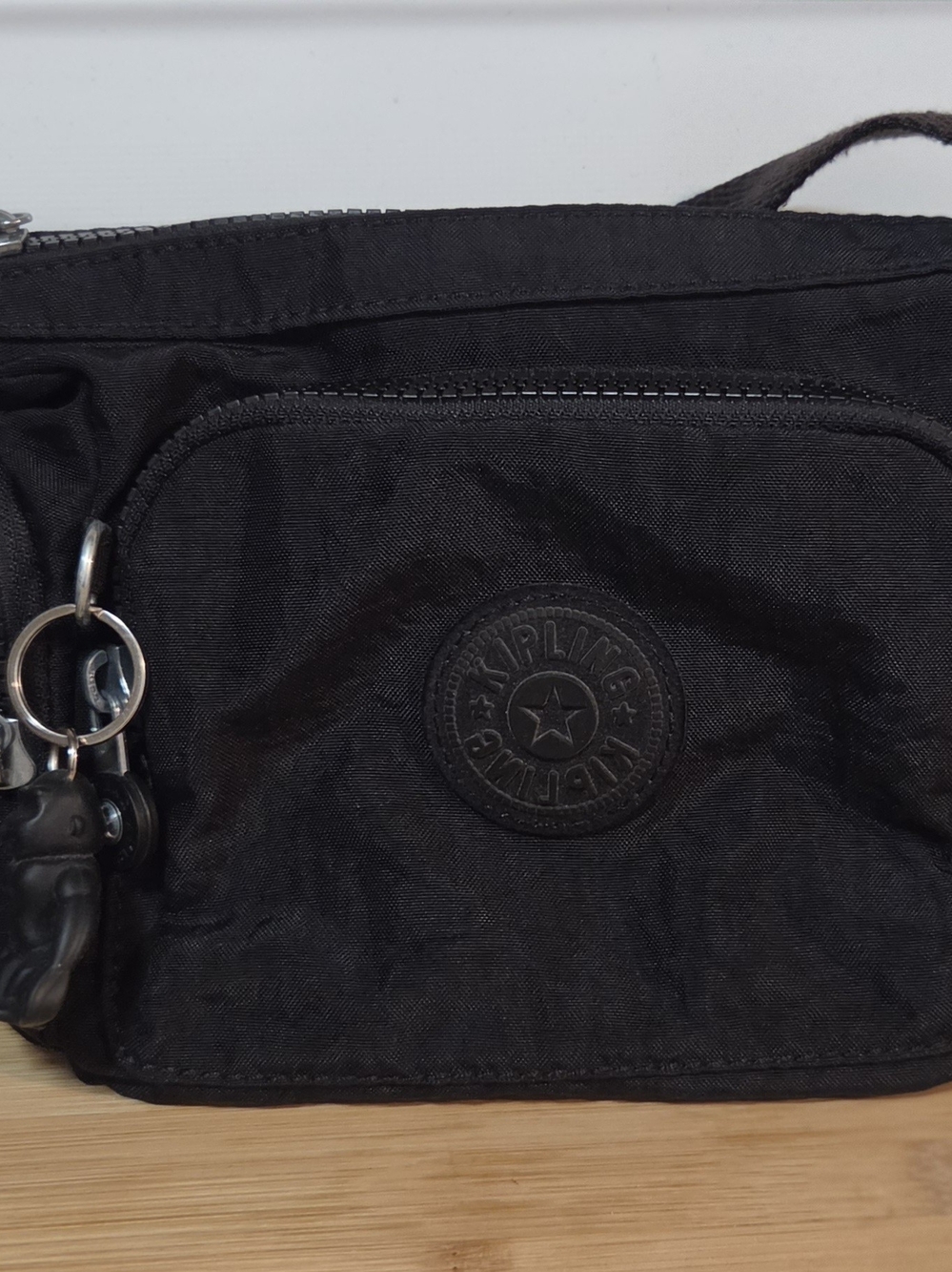 Kipling Gabbie Mini Crossbody Bag in Black Noir - Excellent Condition
